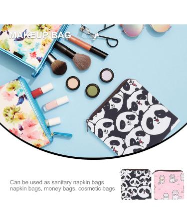 Milisten 2pcs Menstrual Pad & Tampon Storage Bags with Zipper - Kitten Pattern Makeup & Coin Purse for Women and Girls - Buy Online on GoSupps.com