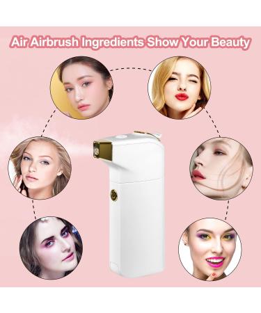 PELCAS Air Cordless Professional Airbrush Makeup Machine Set - White - Buy Online on GoSupps.com