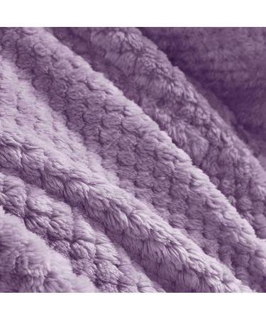 Hanxiulin Women's Fleece Plush Jacket | Warm Fluffy Hooded Cardigan | Winter Coat in Purple | Soft Synthetic Fur & Zipper Design - Buy Online on GoSupps.com