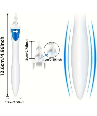Soft Silicone Ear Wax Remover Tool - Reusable Kit with 16 Replacement Heads for Easy Ear Cleaning & Care - Buy Online on GoSupps.com