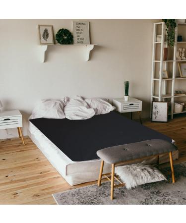 Grounding Mat for Better Sleep and Pain Relief - 54x71 Inch Earth Connected Conductive Carbon Leatherette Pad - Buy Online on GoSupps.com