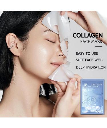 INSKIN Collagen Face Mask Overnight Bodance Collagen Mask Collagen Mask Overnight Collagen Deep Hydrating Mask Face Masks Skincare Improve Moistur Elasticity and Wrinkle - Buy Online on GoSupps.com
