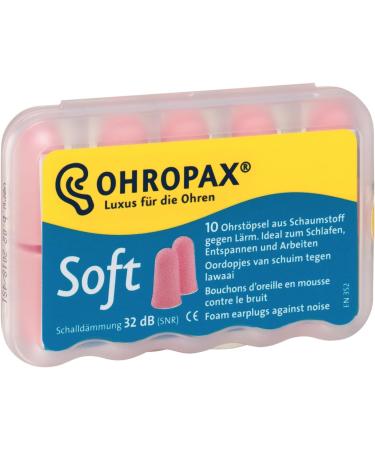 Ohropax Soft Earplugs - 5 Pack of 10 Pieces | Comfortable Noise Reduction | Ships Worldwide - Buy Online on GoSupps.com