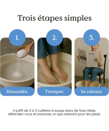 Health Routine Fusbadezals Sels de bain pour les pieds avec huile d arbre th Pour le soin et l hygi ne des pieds base d ingr dients 100% naturels (1 Pack) - Buy Online on GoSupps.com