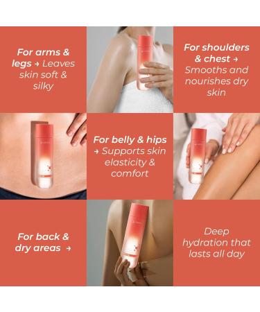 ABERA Body Oil Deep Hydration & Skin Elasticity Booster with Sunflower Jojoba & Safflower Oils Nourishing & Firming Body Moisturizer for Dry Rough Skin (5 fl oz) - Buy Online on GoSupps.com