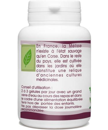 Lemon Balm Leaf Organic - 250 mg - 100 capsules - Buy Online on GoSupps.com