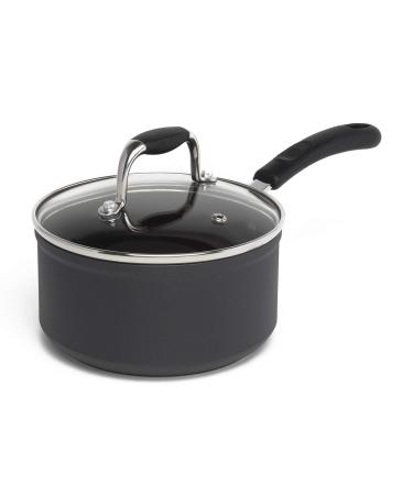 Ecolution Symphony Saucepan with Glass Lid, 1.5 quart, Slate Saucepan - 1.5 Quart