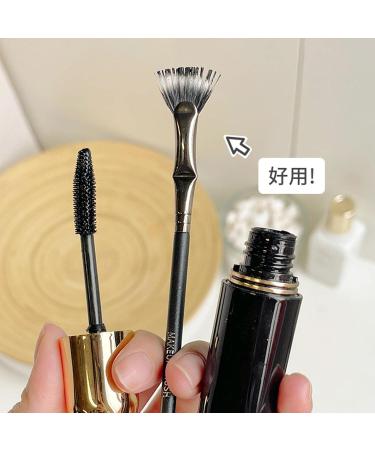 5 set Eyelash Eyebrow Brush Fan Shape Cosmetic Applicator for Natural Lashes 5 set (Black) - Buy Online on GoSupps.com