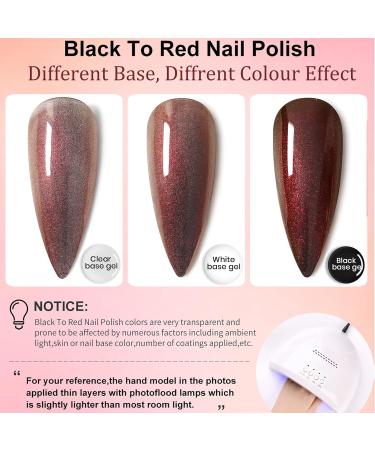 Brown Holographic Gel Nail Polish - Magic Chameleon Laser Effect UV Gel Nail Polish - Glitter Gel Nail Varnish - Chrome Nail Gel Polish for Home Soak-off DIY Manicure Nail Art - Buy Online on GoSupps.com