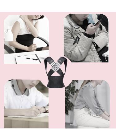 OOTDAY HANNA Velcel Pro - Adjustable Back Posture Corrector & Support Belt | Camelback Correction Belt Noir XL - Buy Online on GoSupps.com