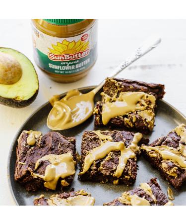 SunButter Creamy Organic Sunflower Seed Butter 16oz (Pack of 2) with By The Cup Spreader - Buy Online on GoSupps.com
