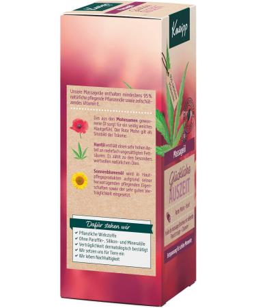 Kneipp Happy Time Out Massage Oil 100ml - Relax & Unwind | International Shipping Available - Buy Online on GoSupps.com