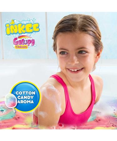 Buy Inkee Galupy Unicorn Bathing Streusel 100g - Colorful Kids Swimming Salt with Sugar Steward Aroma & Cocoa Butter - Buy Online on GoSupps.com