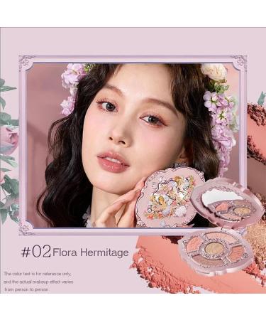  G n rique Eyeshadow Palette - 5-Color Highly Pigmented Colorful Eye Shadow - Matte Shimmer SNeutral Bright Eye ShSadow for Women Floral Engraving Eyeshadow Palette - Buy Online on GoSupps.com