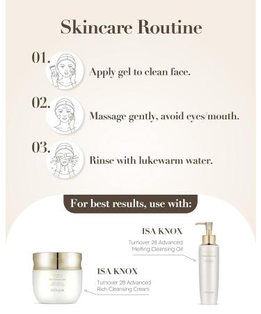 ISA KNOX Turnover 28 Advanced (Peeling Gel 4.1fl oz) - Gently Exfoliate and Renew Skin Korean Skin Care. Natural Moisturizing Factors (NMF) Plant-Derived Cellulose. - Buy Online on GoSupps.com