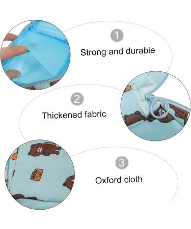 Gleavi 2-Part Napkin Storage Bag for Girls - Makeup Set Zipper Holders & Women's Wallet - Buy Online on GoSupps.com