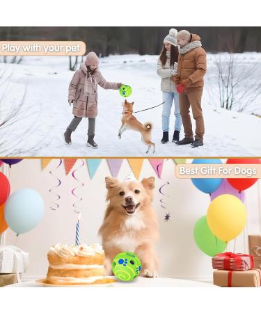 Buy Dauchgoe 3.46 Interactive Dog Ball Toy - Durable Water-Resistant Teeth Training Ball for Small & Medium Dogs - Ideal for Playtime - Buy Online on GoSupps.com