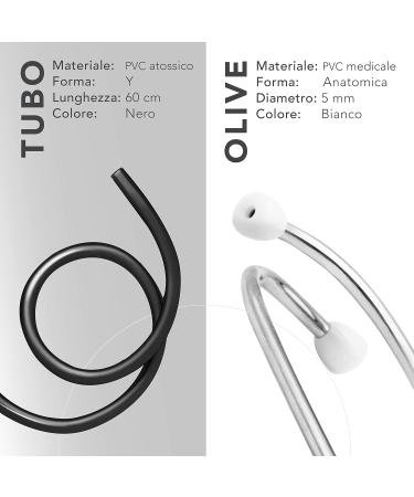 AIESI DOCTOR B-SCOPE Professional Dual Head Adult Stethoscope Black - Buy Online on GoSupps.com