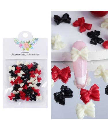 50pcs Mixed Color Resin Nail Embellishments Create Unique Designs Flat Back 3D Nails Art Decoration For Women Accessories For Nails