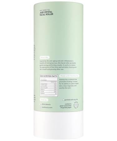 Buy Mint Green Tea Jade Crystal Facial Roller | Best Facial Massage Tool for Radiant Skin - Buy Online on GoSupps.com