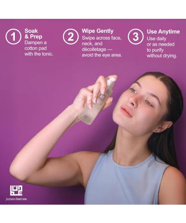 Juman Dead Sea Minerals Collagen Hydrating Face Tonic | Active Skin Repair Spray with Collagen & Natural Extracts | SLS & Paraben Free | For Daily Use - Buy Online on GoSupps.com