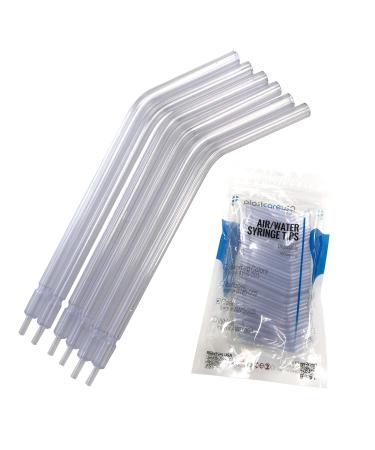 250 Air Water Oral Syringe Tips Teeth Cleaning Tools Dental Tools for Improved Teeth Health Care Dental Pocket Irrigator Disposable Water Spray Nozzles in Clear