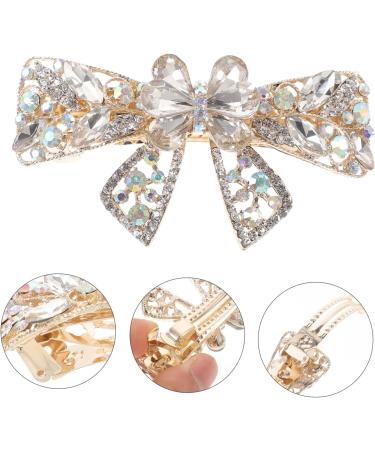 Hair Jewelry Hair Accessories Hair Barrettes for Women Fine Hair Women Hairpins Hair Clip for Thin Hair Metal Hair Clip Hair Clasp Rhinestone Hairpin White Women's Alloy Clips Girl - Buy Online on GoSupps.com