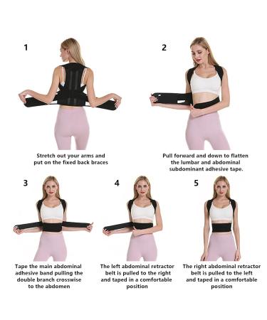 LUXOPALOPI Back Posture Corrector for Men and Women - Adjustable Lumbar Shoulder Support - Effective Physical Therapy - Size XXL - Buy Online on GoSupps.com