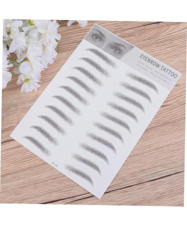 MAGICLULU 6 Pcs 3d Eyebrow Stickers 3d Brow Stickers Eyebrow Hair Natural Eyebrow Sticker 6d Tool Water Proof ze006x3pcs Blackx3pcs - Buy Online on GoSupps.com