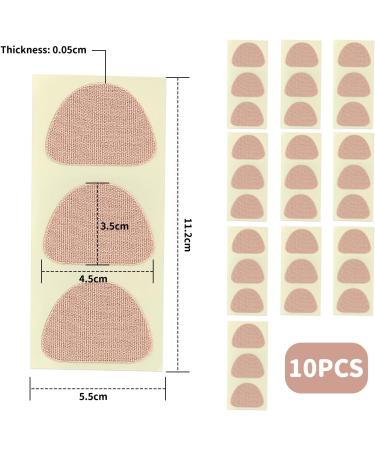 KMZ Moleskin Plasters for Feet - 10 Sheets Flannel Adhesive Padding | Blister Pads for Heels, Toes, Reduce Friction Pain - Buy Online on GoSupps.com