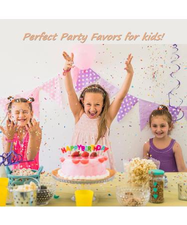 BELOF 18 pcs Cute Hair Accessories for Girls - Toddler Hair Ties Ponytail Holder Elastic Bands in Red, Blue, and Pink - Perfect for Birthday Party Favors - Buy Online on GoSupps.com