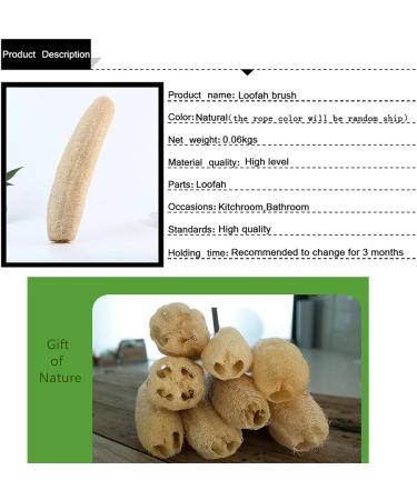 Large All Natural Loofah Sponge for Exfoliating Body Scrub - 100% Biodegradable and Reusable - Ideal for Kids, Men, Women, and Dishes - Organic Loofah for Soap Making - Buy Online on GoSupps.com