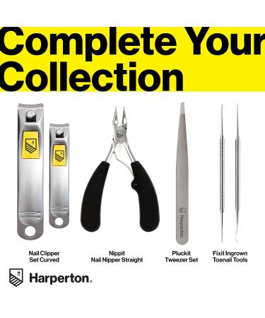 Harperton Podiatrist Toenail Clippers - Precision Nail Clipper for Thick or Ingrown Toenails - Buy Online on GoSupps.com