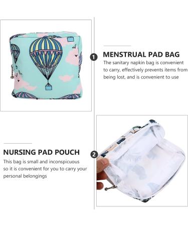 24pcs Portable Tampon Storage Bags - Assorted Colors, Washable, Menstrual Period Organizer for Women, Teen Girls - Zipper Closure, Nursing Function - 13X13X3CM - Buy Online on GoSupps.com