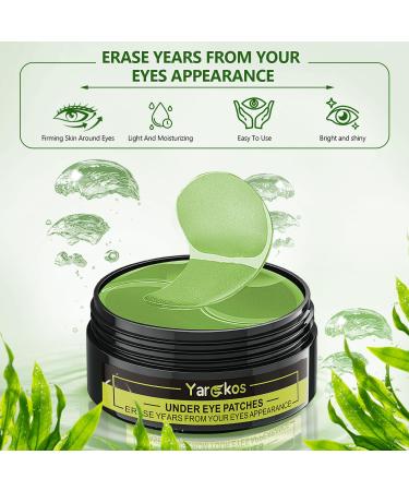 3 Packs Under Eye Patches - Hydrating Gel Masks for Dark Circles & Puffiness | 30 Pairs Green 24K Gold & Pink Collagen Pads for Women & Men - Buy Online on GoSupps.com