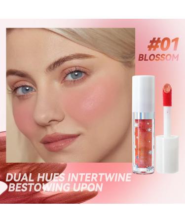  syayw Liquid Blush - Cream Blush | Liquid Blush for Cheeks | Liquid Makeup Blush | Shimmering Stick for Beauty Makeup - Buy Online on GoSupps.com