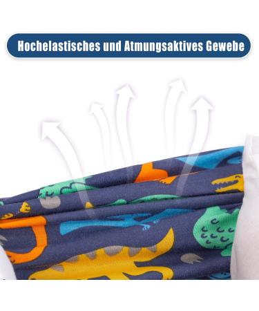 AXCIMOND Dog Recovery Suit for Dogs - One-Piece Long-Sleeved Wound Protection for Post-Op Care - 4XL Blue Dinosaurs | Alternative to Neck Collars - Buy Online on GoSupps.com