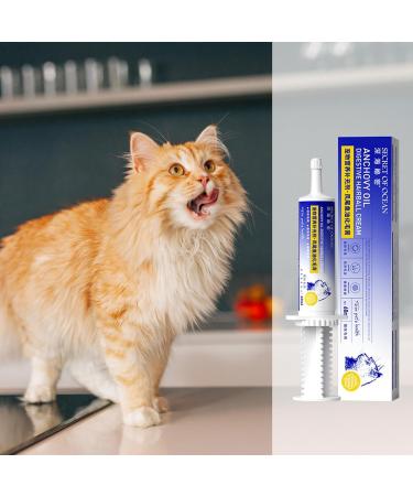 SOULAGRY Cat Hairball Paste | Natural Hairball Control Gel Anti Hairball Control Supplement Natural and Effective Hairball Gel for Healthy Tissue Kitten and Cats 60ml - Buy Online on GoSupps.com