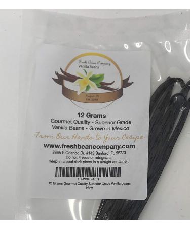 Premium Mexican Vanilla Beans - Superior Grade 12.0g | Gourmet Quality - Buy Online on GoSupps.com