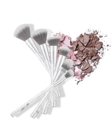 UNIMEIX 15-Piece Marble Makeup Brush Set - Premium Face Eyeliner Blush Contour & Foundation Brushes for Liquid Cream & Powder - Ideal for Flawless Makeup Application - Buy Online on GoSupps.com