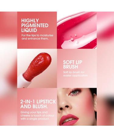  bellv Matte Liquid Lipstick - Velvet Matte Lipstick for Women Long-Lasting Non-Sticky Matte Lipstick Lip Color Highly Pigmented Color and Instant Shine Charmed Bellv - Buy Online on GoSupps.com