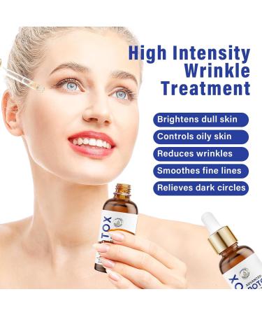 Buy Botox Face Serum | Anti-Aging Vitamin C & E Solution | Instant Tightening & Wrinkle Reduction | 1 Oz - Buy Online on GoSupps.com
