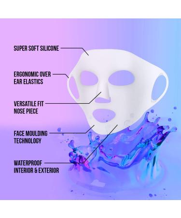 Lindo Silicone Face Wrap - Reusable Facial Mask Cover for Sheet Masks Clay & Cream Masques | International Shipping - Buy Online on GoSupps.com