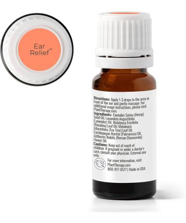Plant Therapy KidSafe Ear Relief Essential Oil Drops - 100% Pure Pre-Diluted 10 mL for Kids & Adults | Natural Eardrops Therapeutic Grade - Buy Online on GoSupps.com