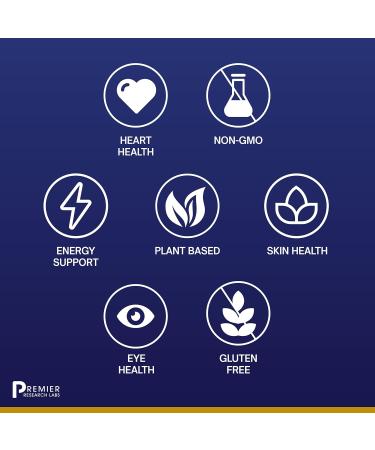 Buy Premier Research Labs Astaxanthin Complex - 4mg Capsules for Antioxidant Support | 60 Vegetarian Capsules | International Shipping Available - Buy Online on GoSupps.com
