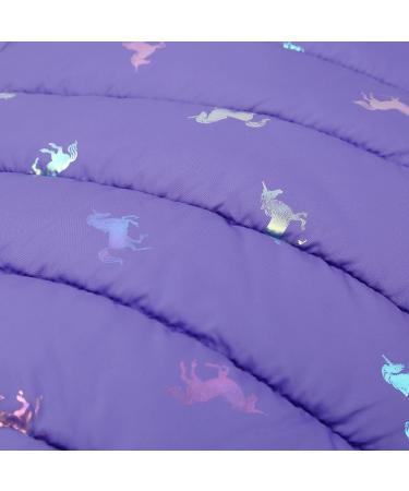 Hooded Coat for Kids Winter Jacket Toddler Padded Coat - Purple 12-18 Months - Buy Online on GoSupps.com