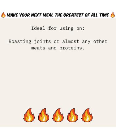 Butcher's Rub - a coarse and tasty rub for big joints of meat whole birds or steaks. Extra-large 150g Shaker. Fragrant rich and herby rub that withstands high oven or BBQ temperatures. - Buy Online on GoSupps.com