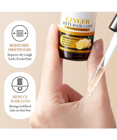 Natural Hair Regrowth Essence Hair Essence for Hair Loss 30ml Hair Loss Prevention Thickening Moisturizing Natural Essence for All Hair Types - Buy Online on GoSupps.com