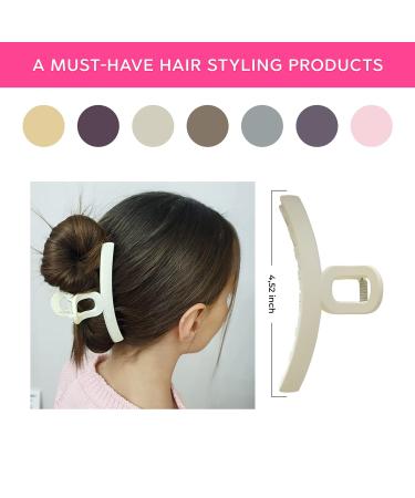 Elemensse Hair Claw Clips Variety Pack - Assorted Sizes & Colors for Women - Ideal for Thin & Thick Hair - Buy Online on GoSupps.com