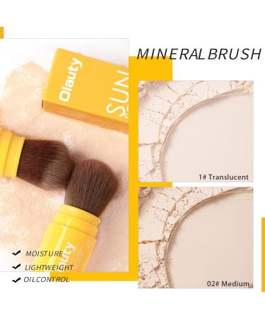 Mineral Sunscreen Setting Powder SPF 35 - Translucent Oil Control Matte Loose Powder for Face | Lightweight & Breathable (02# Medium) - Shop Internationally - Buy Online on GoSupps.com